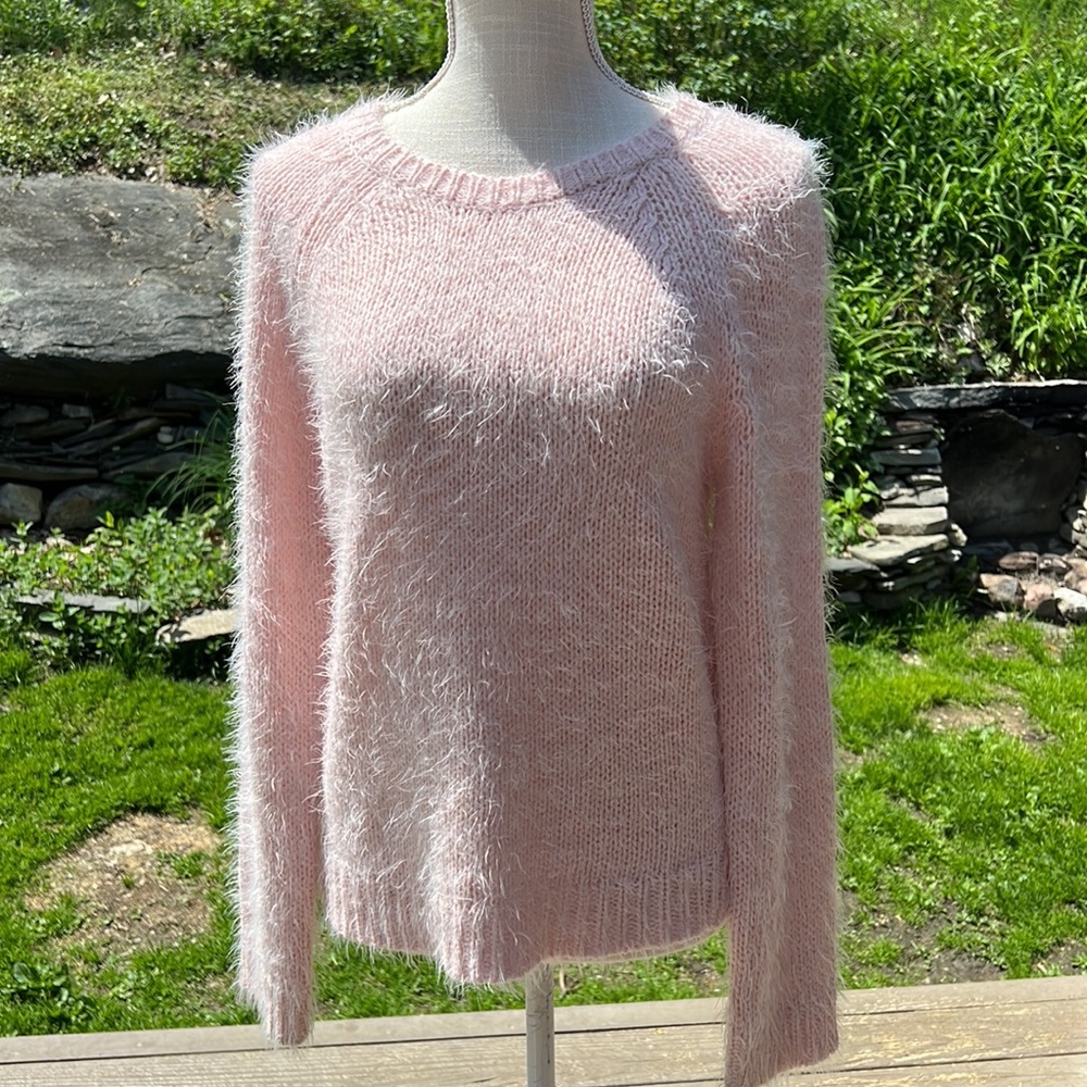 George Light Pink Eyelash Super Soft Sweater Size 6